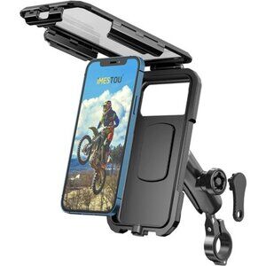 Anti-Theft Waterproof Motorcycle Phone Holder Bike Phone Mount 1" Ball Handlebar